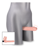 Vibrating triple penetration dildo