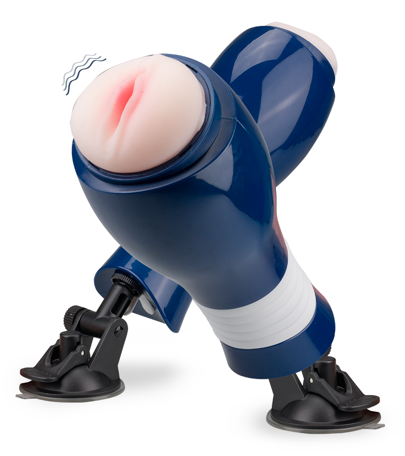 Vibrating vagina masturbator