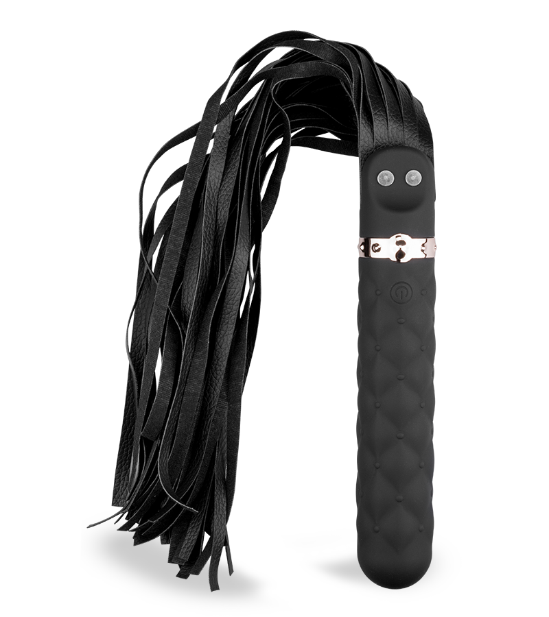 Vibrator with BDSM flogger