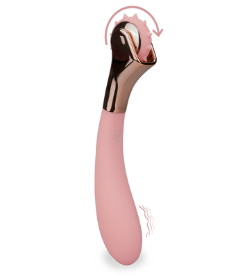 Vibrator with Wartenberg pinwheel