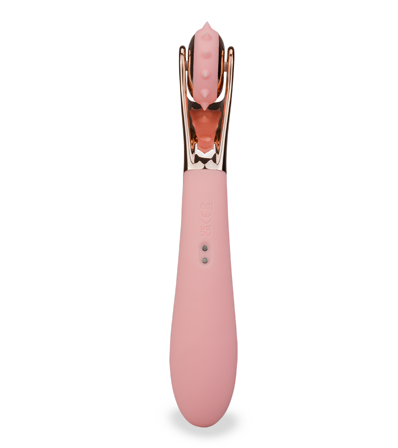 Vibrator with Wartenberg pinwheel