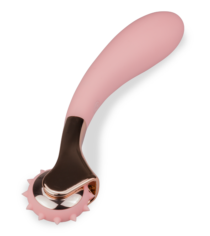 Vibrator with Wartenberg pinwheel