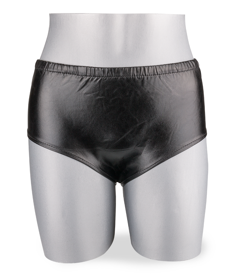 Vinyl butt plug knickers