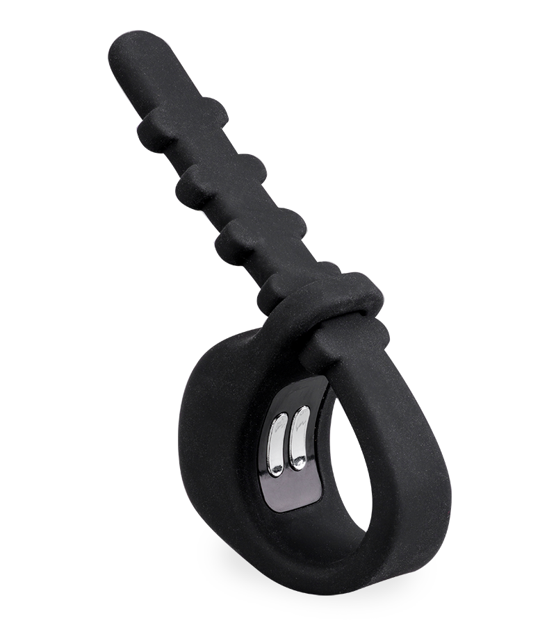 Voltage adjustable e-stim cock ring