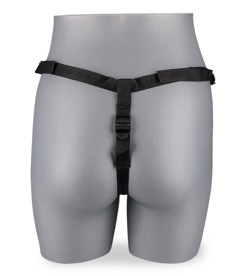 Wavy strap on dildo harness kit