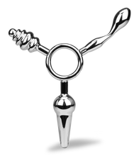 Load image into Gallery viewer, Wheel triple metal butt plug