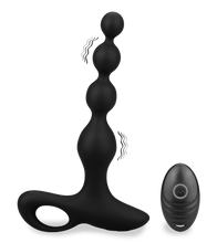 Load image into Gallery viewer, Whisper remote-controlled vibrating anal beads