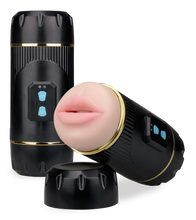 Load image into Gallery viewer, Wild vibrating mouth and pussy masturbator