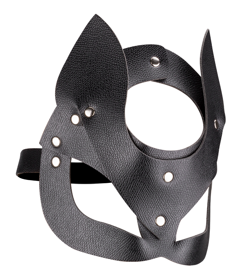 Wildcat faux leather mask