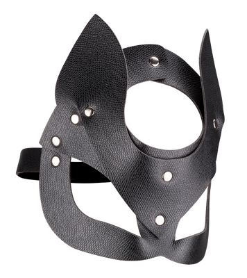 Wildcat faux leather mask