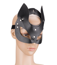 Load image into Gallery viewer, Wildcat faux leather mask