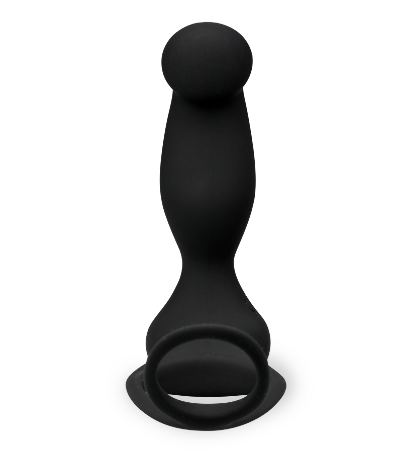 Wireless remote control prostate sex toy with cock ring