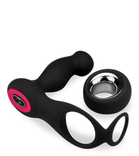 Load image into Gallery viewer, Wireless remote control prostate sex toy with cock ring