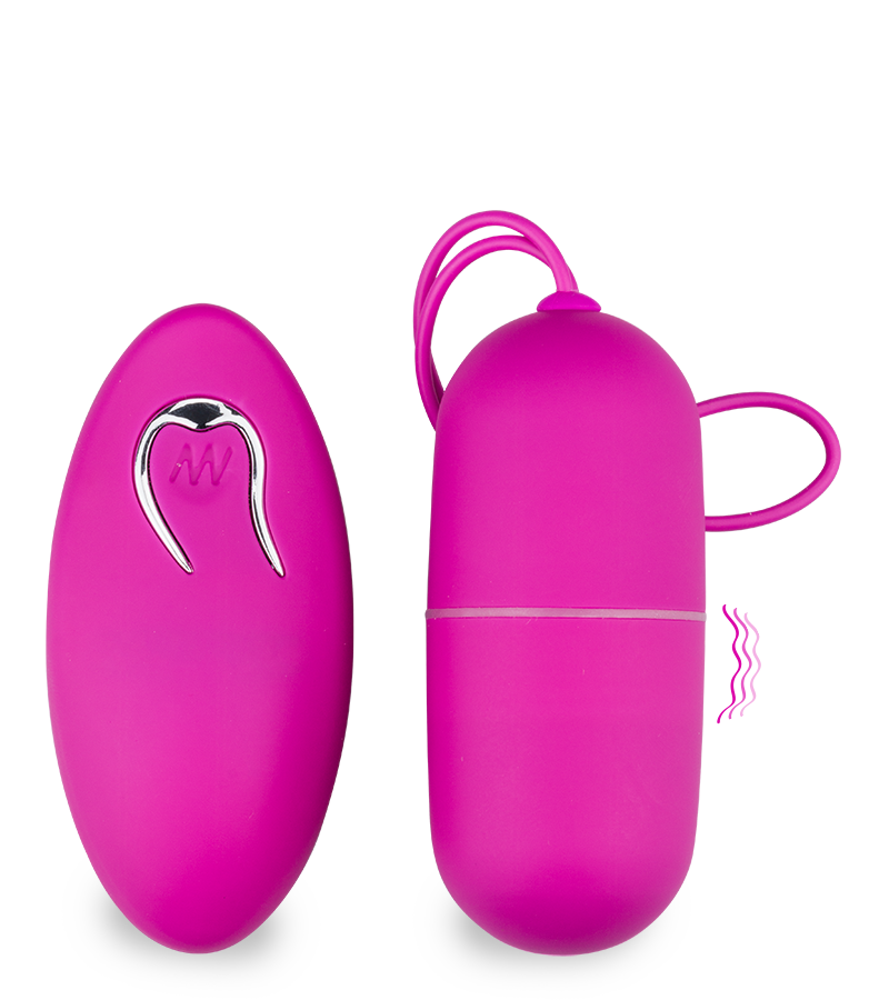 Wireless silicone vibrating love egg - 12 vibrations