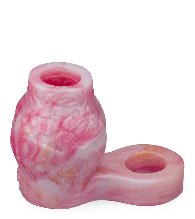 Wolf cock sleeve with knot and ball loop