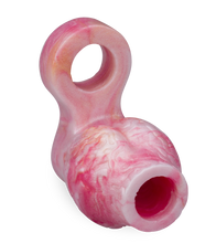 Load image into Gallery viewer, Wolf cock sleeve with knot and ball loop