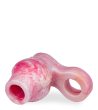 Load image into Gallery viewer, Wolf cock sleeve with knot and ball loop