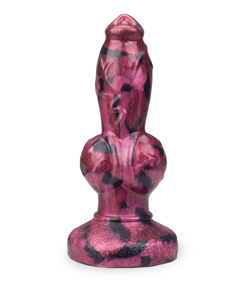 Wolf silicone suction-cup dildo