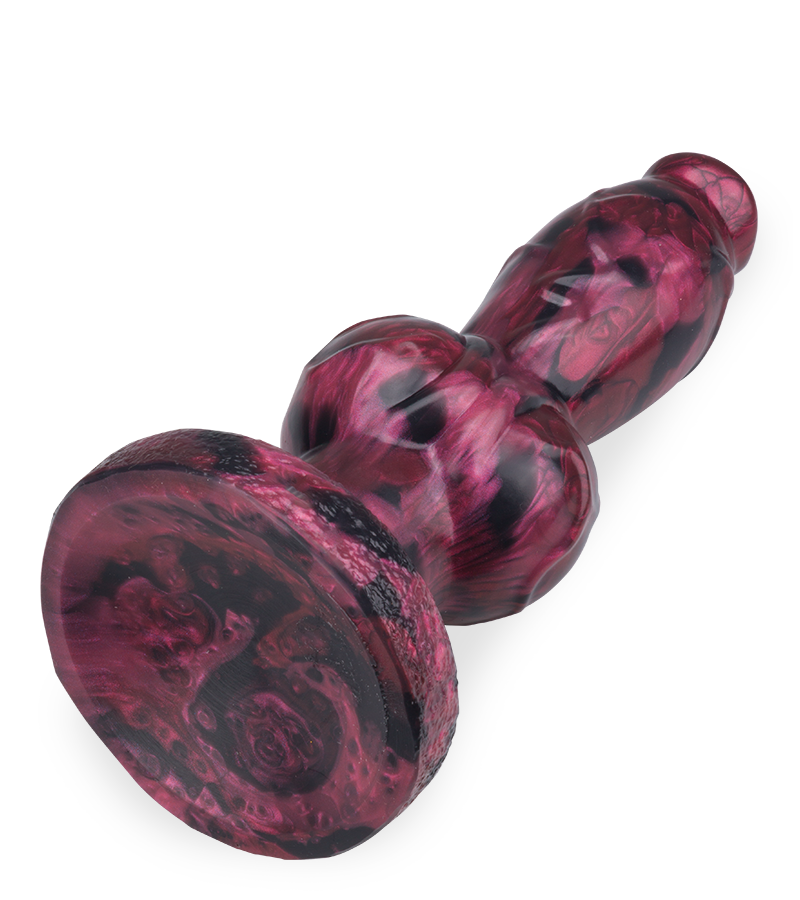 Wolf silicone suction-cup dildo