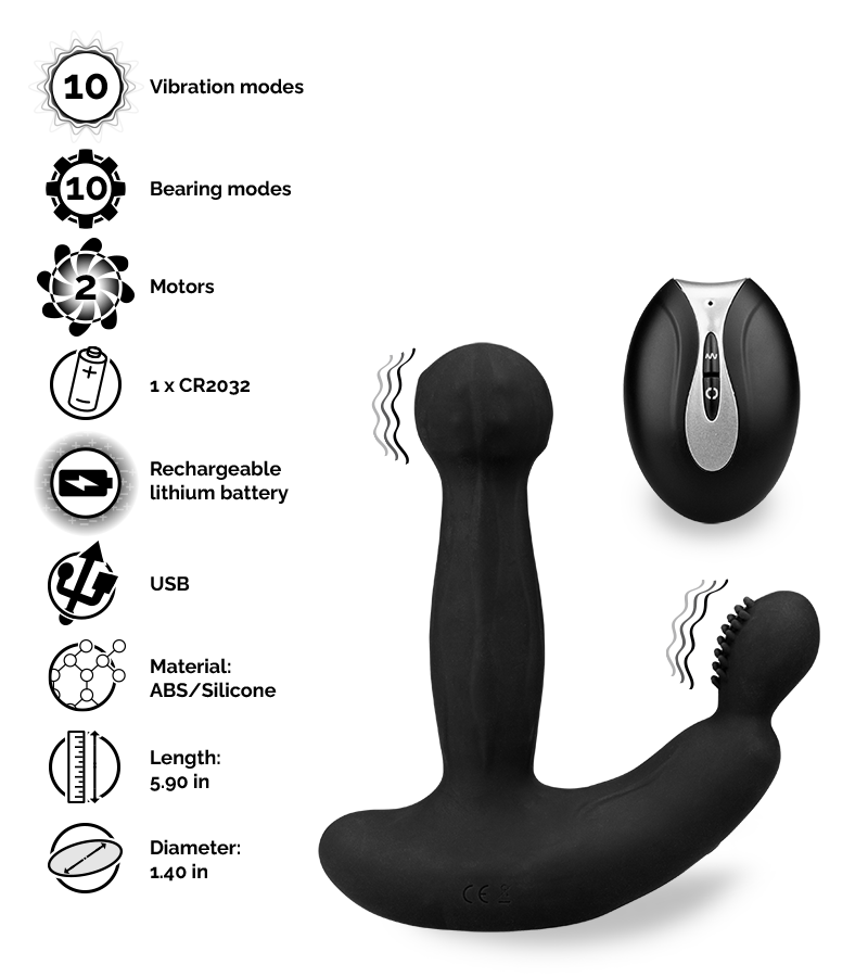 Wow remote-controlled prostate stimulator