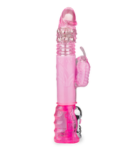 Load image into Gallery viewer, XL Butterfly thrusting rabbit vibrator
