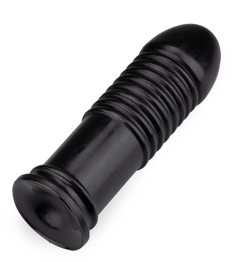 XXL ribbed butt plug