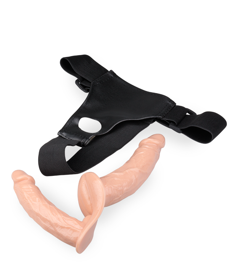 Zane double strap-on dildo