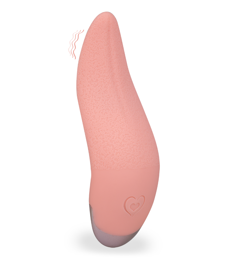 Zesty vibrating tongue clit stimulator 9 modes